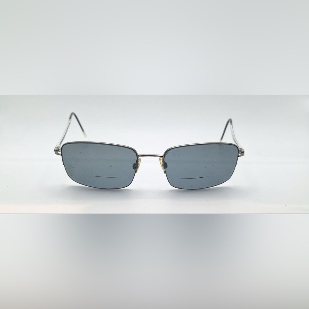 Stetson 9004 Silver Oval Half-Rim Sunglasses Frames Only - Picture 2 of 7